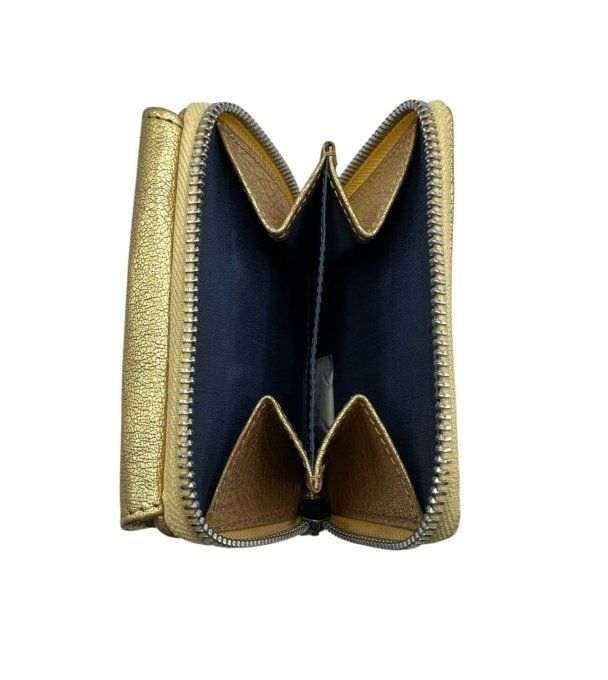 Portefeuille femme MIA or