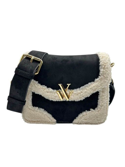 Sac bandoulière Evelyn noir
