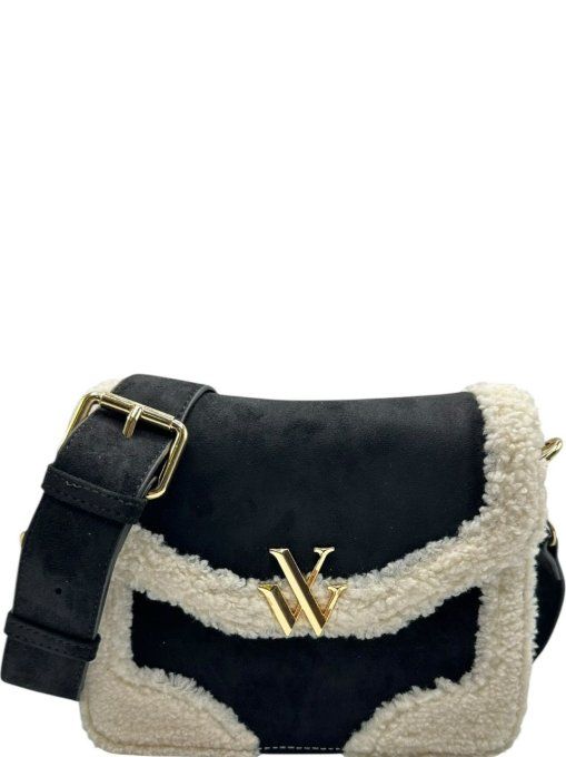 Sac bandoulière Evelyn noir