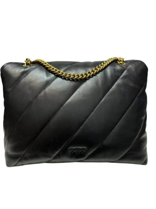 Pinko Love Big Puff CL – Cuir Nappa Noir
