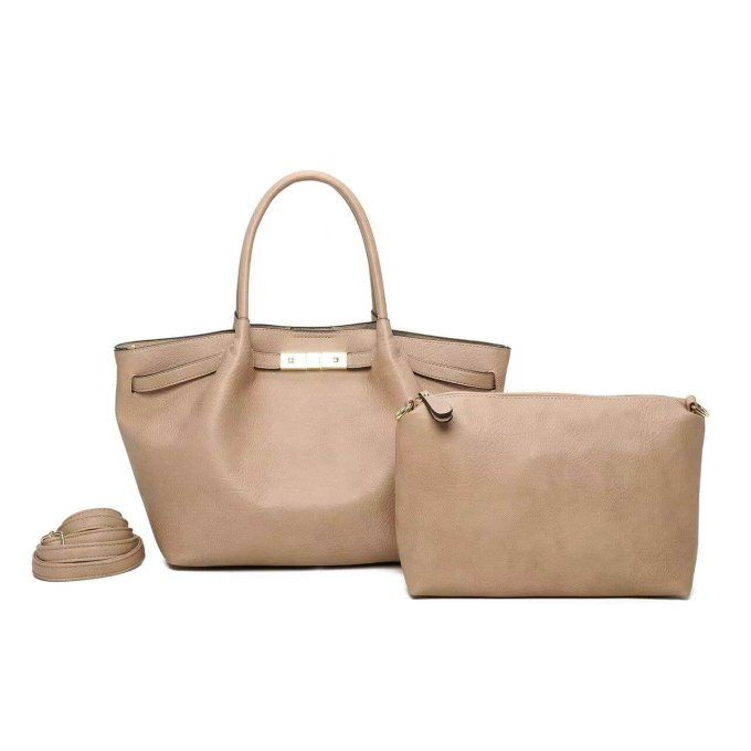 NEVADA Sac à main Inès Delaure taupe
