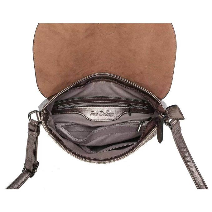 NEVADA Sac bandoulière bicolore à rabat gun