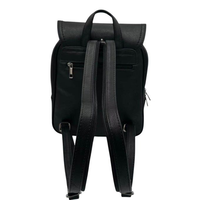 NEVADA Sac à dos femme en similicuir MELANIE noir