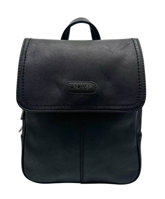 NEVADA Sac à dos femme en similicuir MELANIE noir