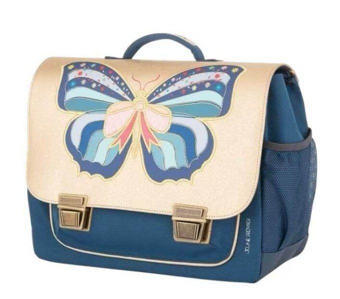Cartable Classic Midi Butterfly – Bleu & Or-Cleaner 100ml offert