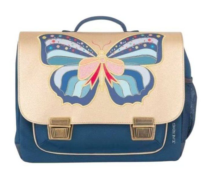 Cartable Classic Midi Butterfly – Bleu & Or-Cleaner 100ml offert