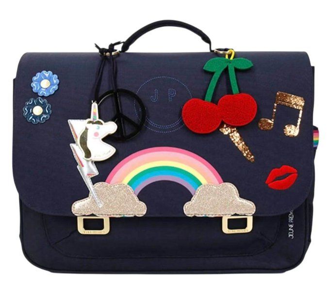 Cartable It Bag Midi Lady Gadget Blue 38cm – Bleu marine-Cleaner 100ml offert