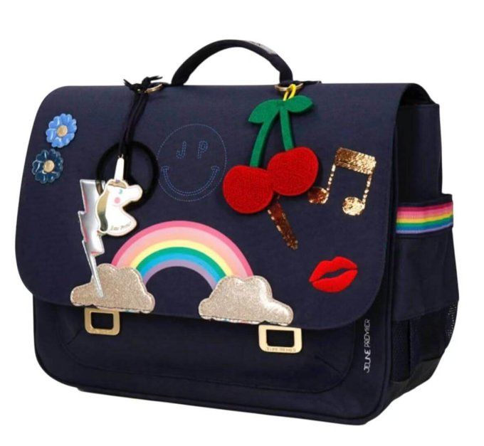 Cartable It Bag Midi Lady Gadget Blue 38cm – Bleu marine-Cleaner 100ml offert