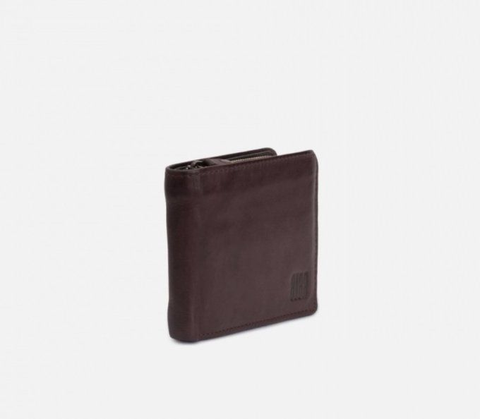 BIBA Portefeuille Michigan en cuir marron
