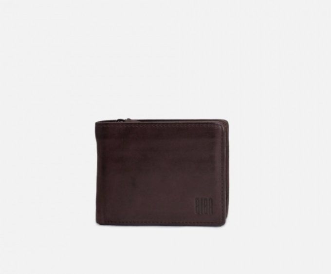 BIBA Portefeuille Michigan en cuir marron
