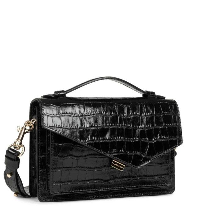 Lancaster Sac trotteur Zoe Noir Croco
