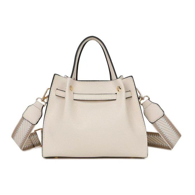 NEVADA-Sac à main souple Beige