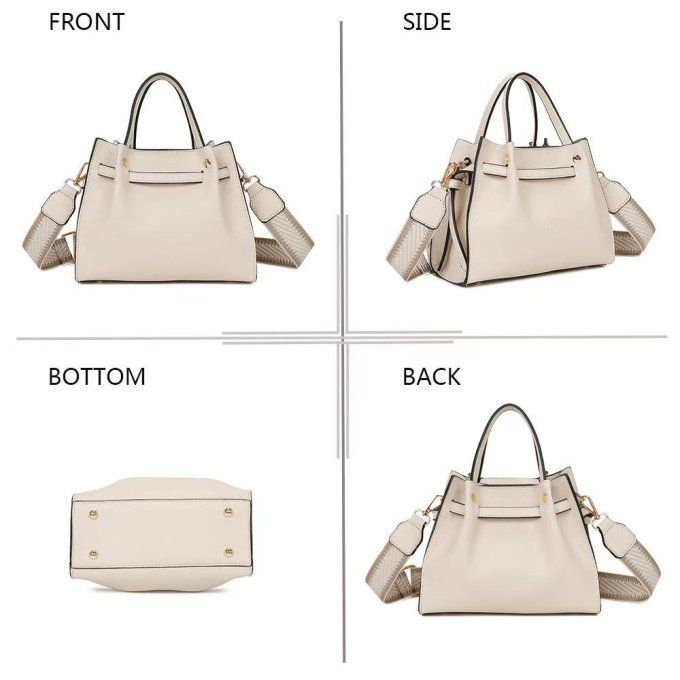 NEVADA-Sac à main souple Beige