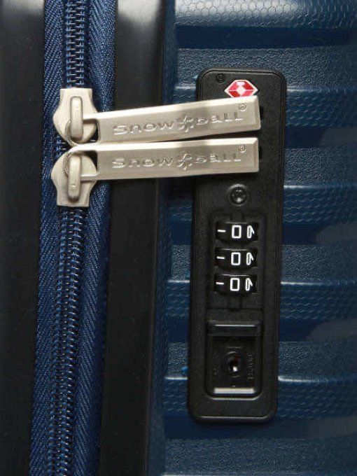 Valise cabine rigide Snowball 55 cm – Bleu marine