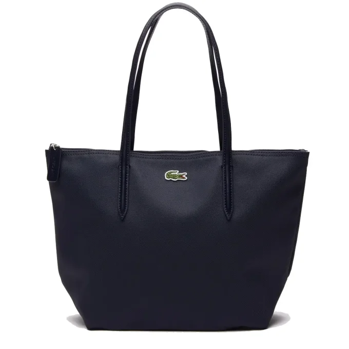 LACOSTE Petit sac cabas zippé L.12.12 Bleu Marine