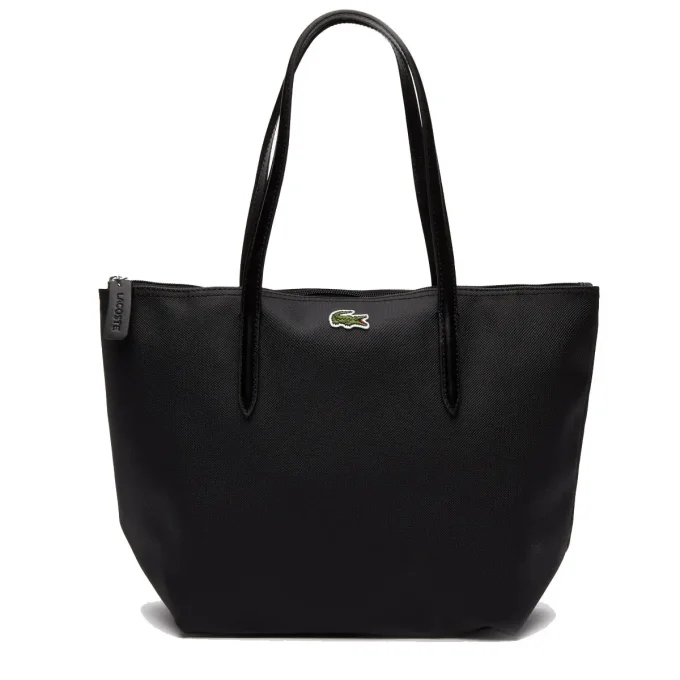 LACOSTE Petit sac cabas zippé L.12.12 Noir