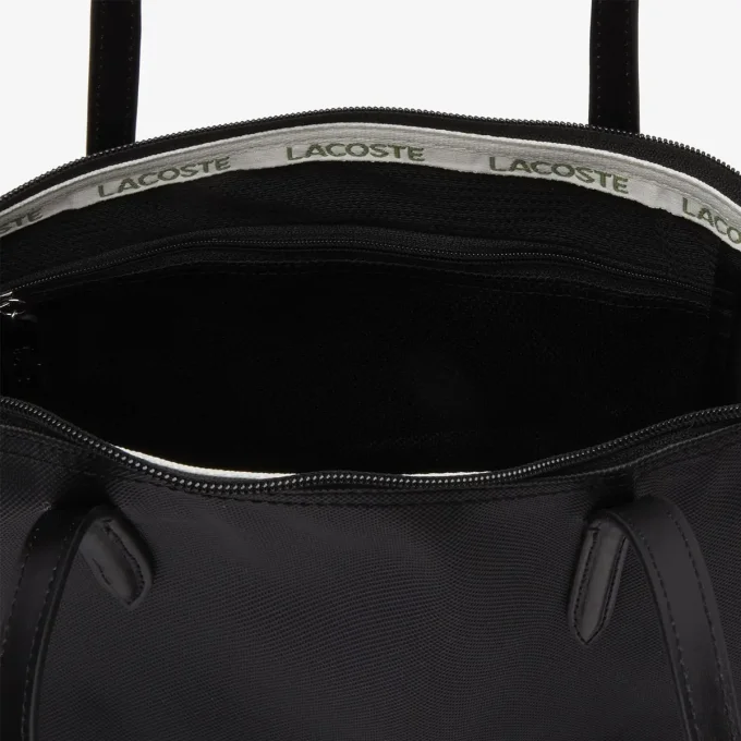 LACOSTE Petit sac cabas zippé L.12.12 Noir