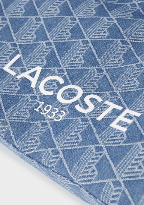 Lacoste Sac Heritage Jacquard Bleu