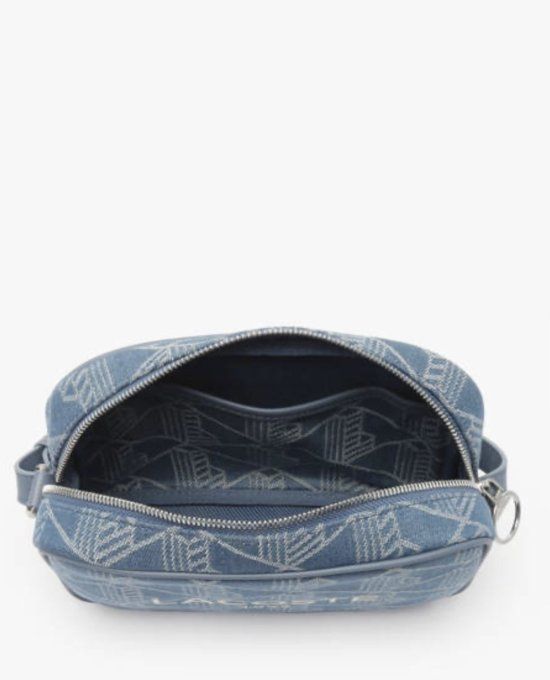 LACOSTE Sac bandoulière Heritage Jacquard Bleu