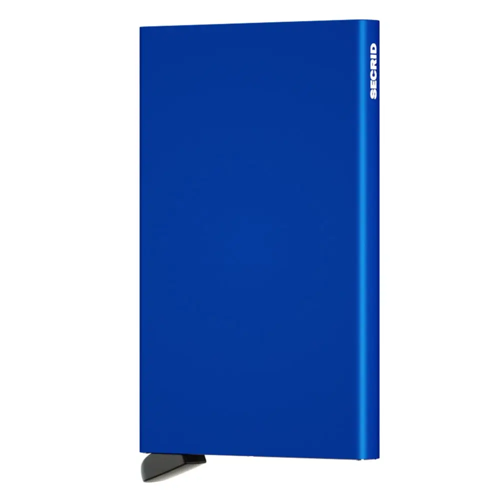 Secrid Porte-cartes Cardprotector aluminium Bleu