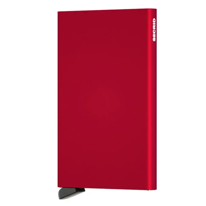 Secrid Porte-cartes Cardprotector aluminium Rouge