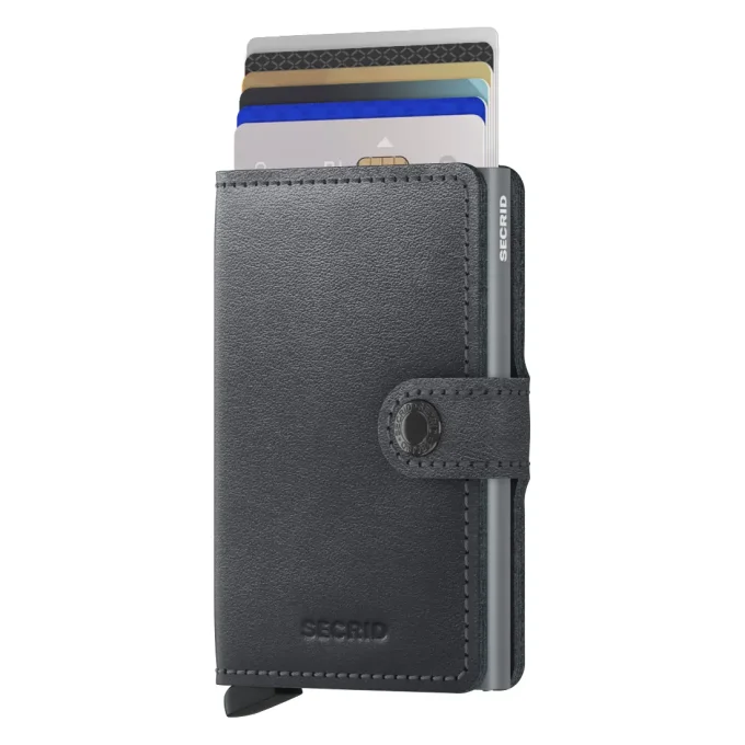 Secrid Porte-cartes Miniwallet Original cuir Gris