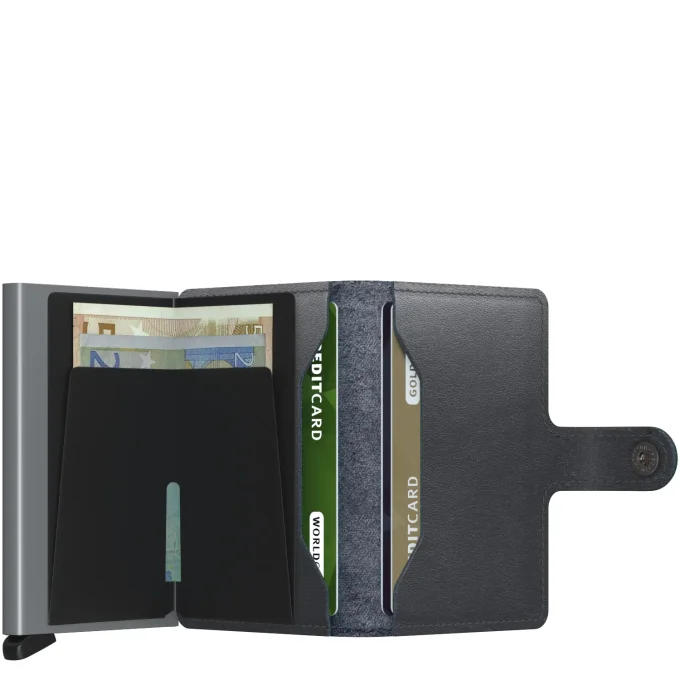 Secrid Porte-cartes Miniwallet Original cuir Gris