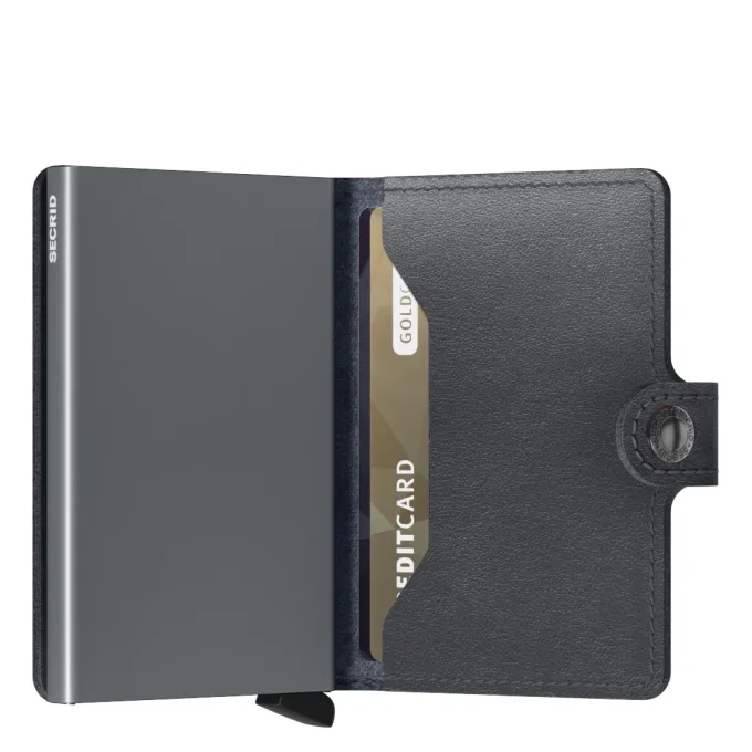 Secrid Porte-cartes Miniwallet Original cuir Gris