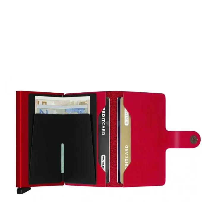 Secrid Porte-cartes Miniwallet Original cuir Rouge