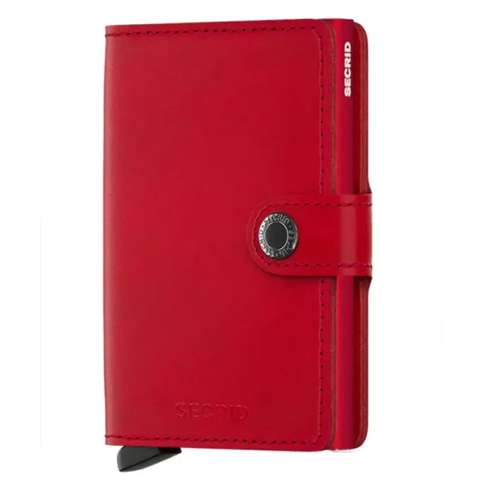 Secrid Porte-cartes Miniwallet Original cuir Rouge