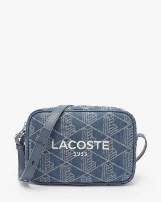 LACOSTE Sac bandoulière Heritage Jacquard Bleu